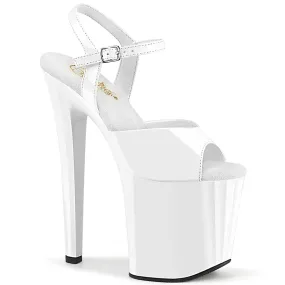 7 Inch Heel ENCHANT-709 White Patent