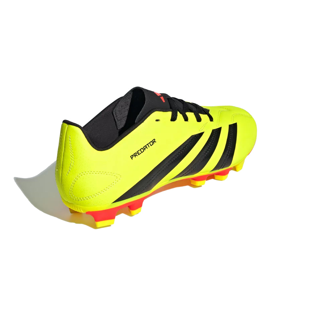 Adidas Unisex Perdator Club Flexible Ground Football Shoe (Team Solar Yellow/Core Black/Solar Red)