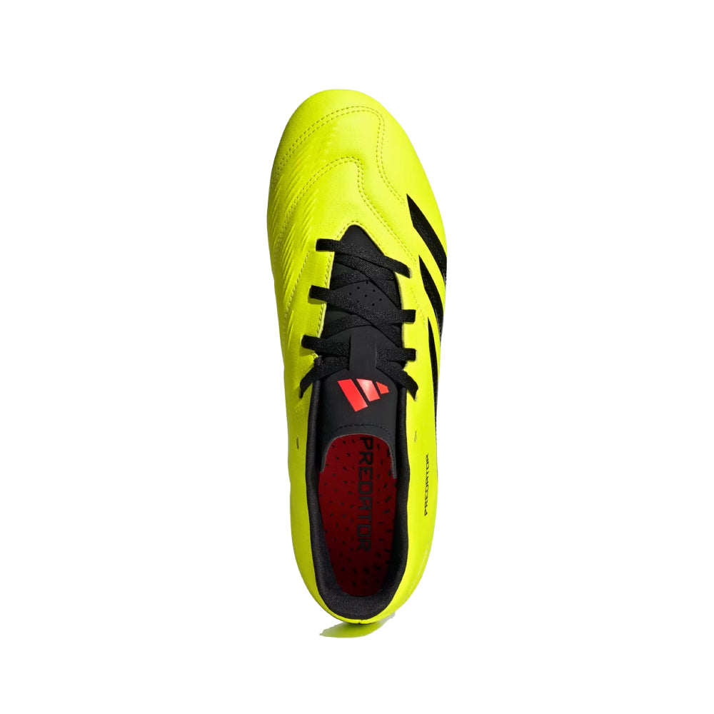 Adidas Unisex Perdator Club Flexible Ground Football Shoe (Team Solar Yellow/Core Black/Solar Red)