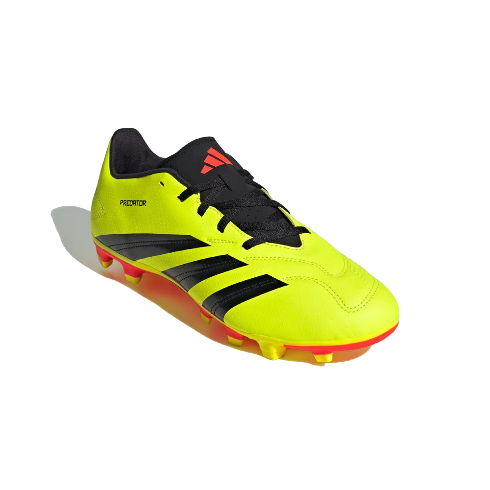 Adidas Unisex Perdator Club Flexible Ground Football Shoe (Team Solar Yellow/Core Black/Solar Red)