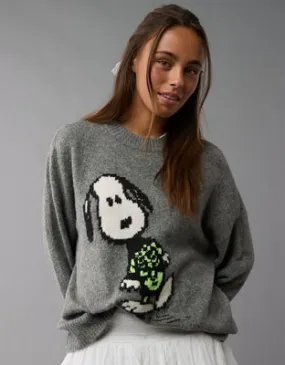 AE Snoopy Skeleton Sweater-