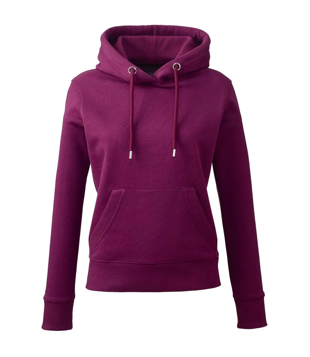 Anthem Womens/Ladies Organic Hoodie (Burgundy) - UTPC4319