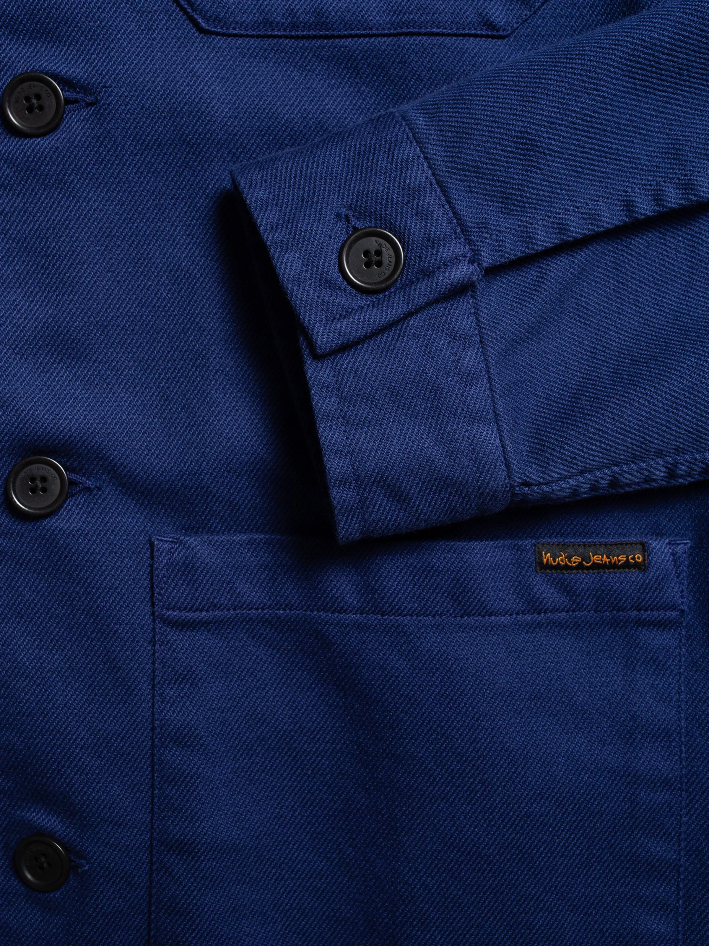 Barney Worker Jacket Mid Blue