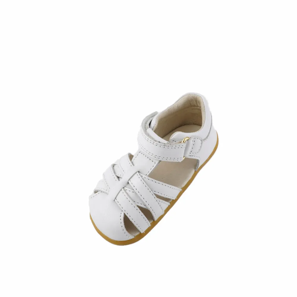 Bobux Step Up Cross Jump Kids White Closed Sandal