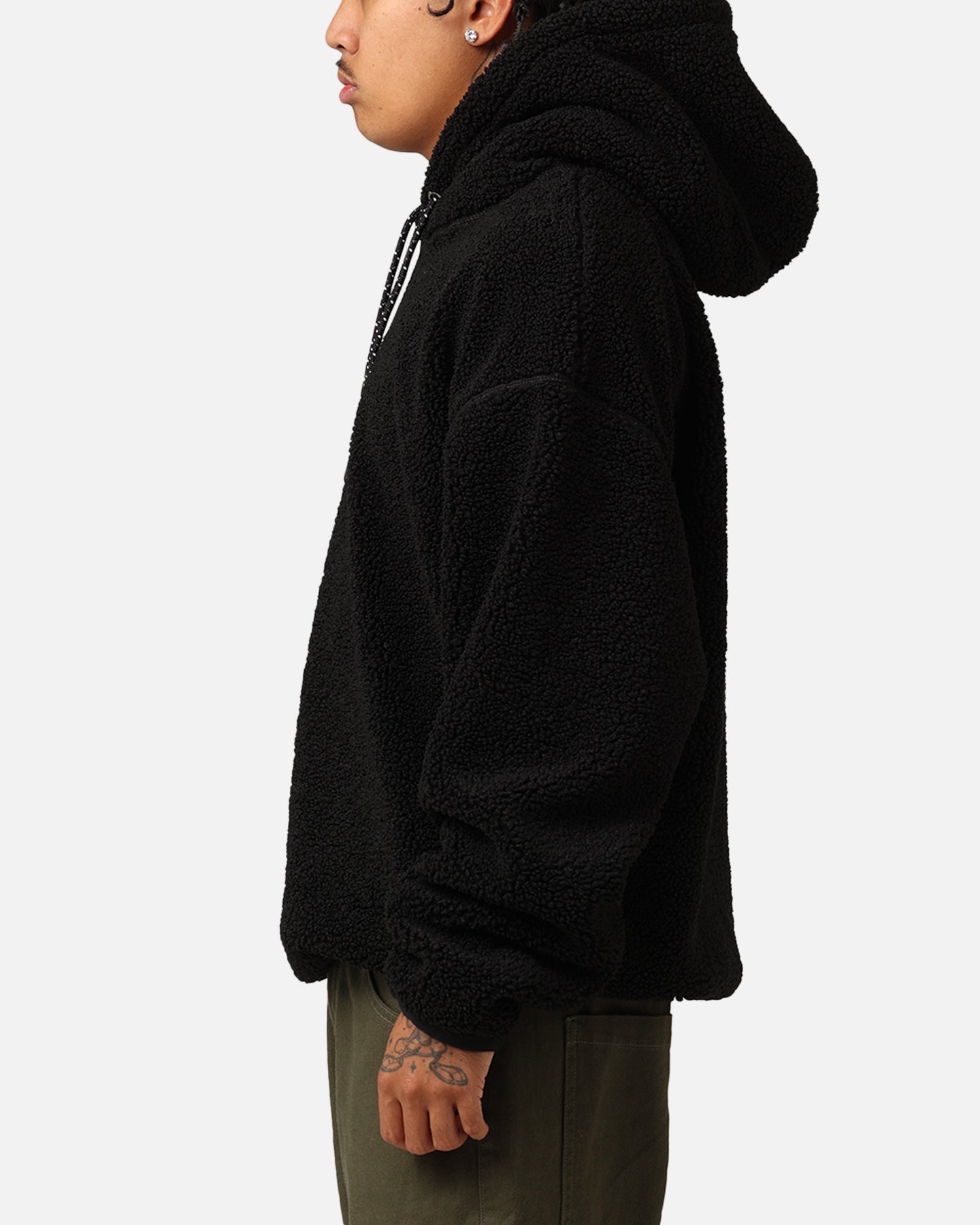 Champion Reb Element Sherpa Fleece Hoodie Black