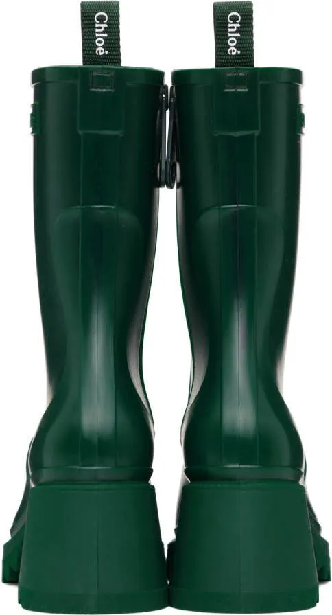 Chloé Green Betty Boots