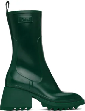 Chloé Green Betty Boots