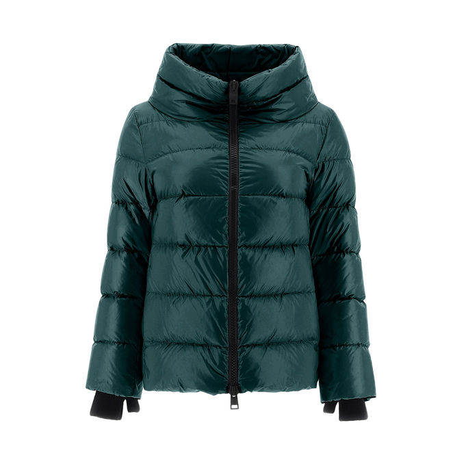 COAT GLOSS Woman Green College