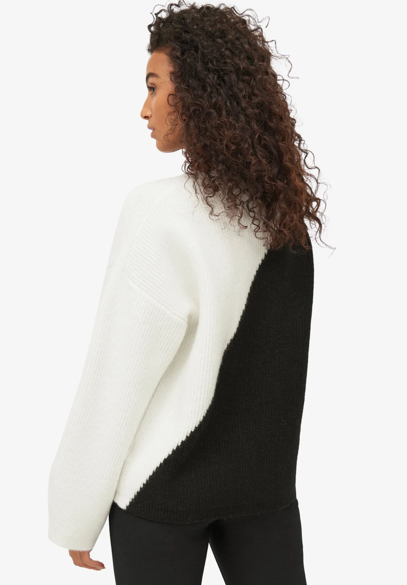 Colorblock Pullover Sweater