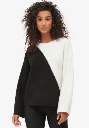 Colorblock Pullover Sweater