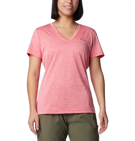 Columbia Hike™ SS V Neck - T-Shirt da Trekking Donna