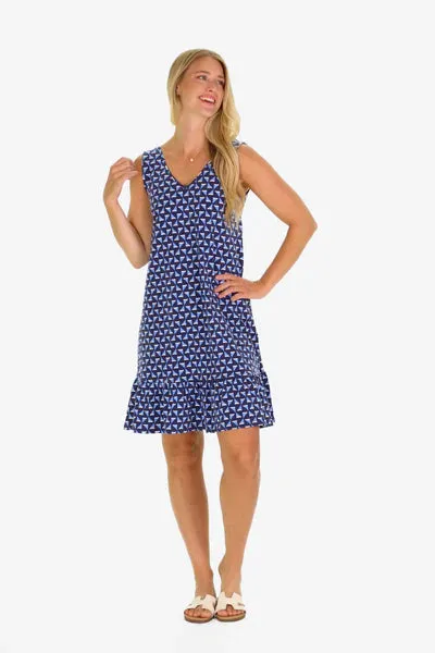 Cotton Spandex Comfortable Summer Layla Dress by Duffield Lane