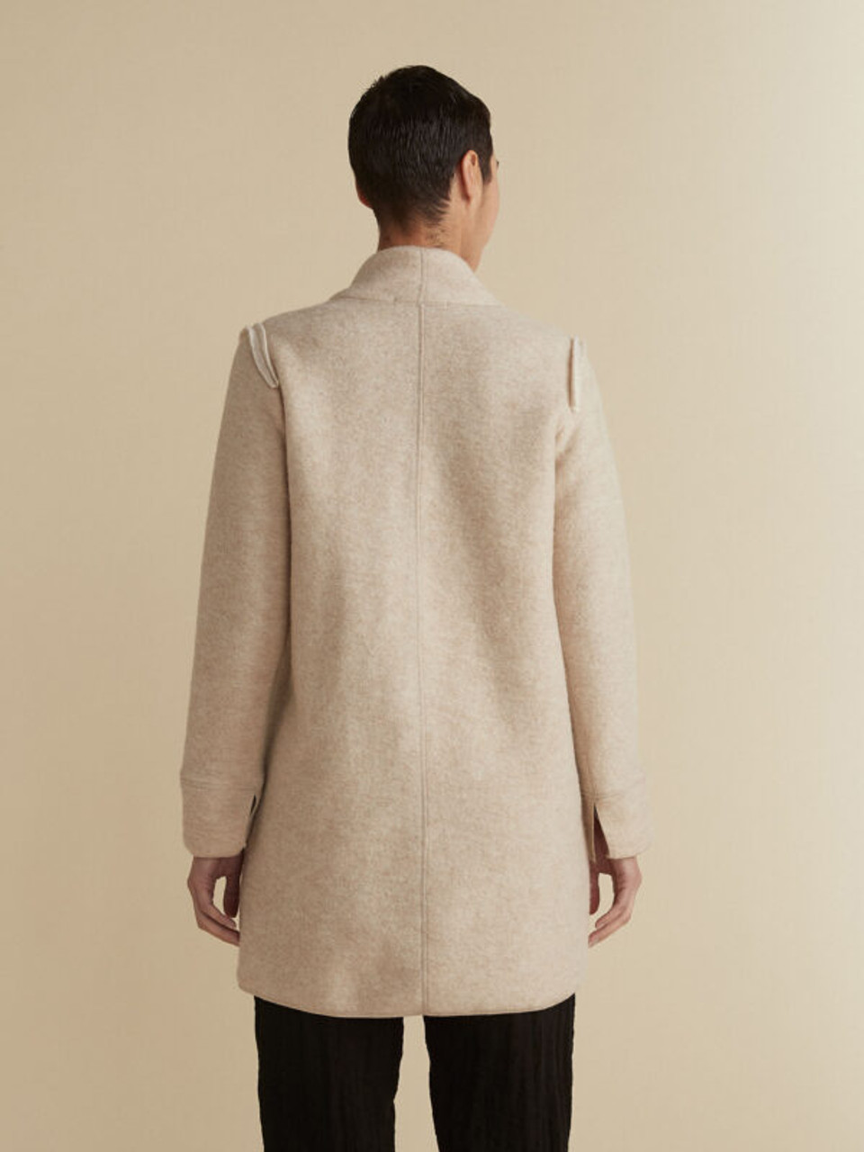 Cut Loose Boiled Wool Coat