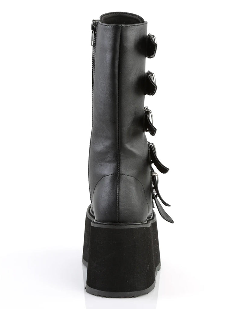 DEMONIA DAMNED-225 - BLACK VEGAN LEATHER  PRE ORDER 