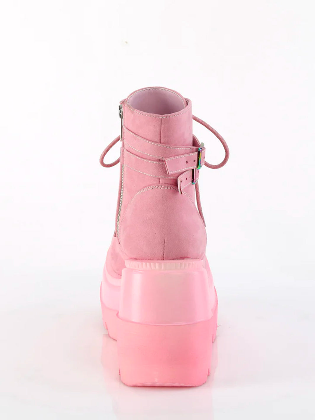 DEMONIA SHAKER 52 - PINK VEGAN SUEDE  PRE ORDER 