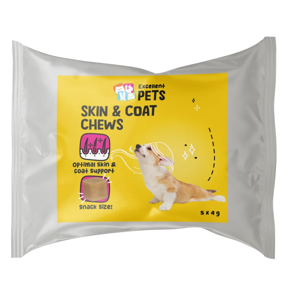 Excellent Pets Skin and Coat Chews 5 Treats