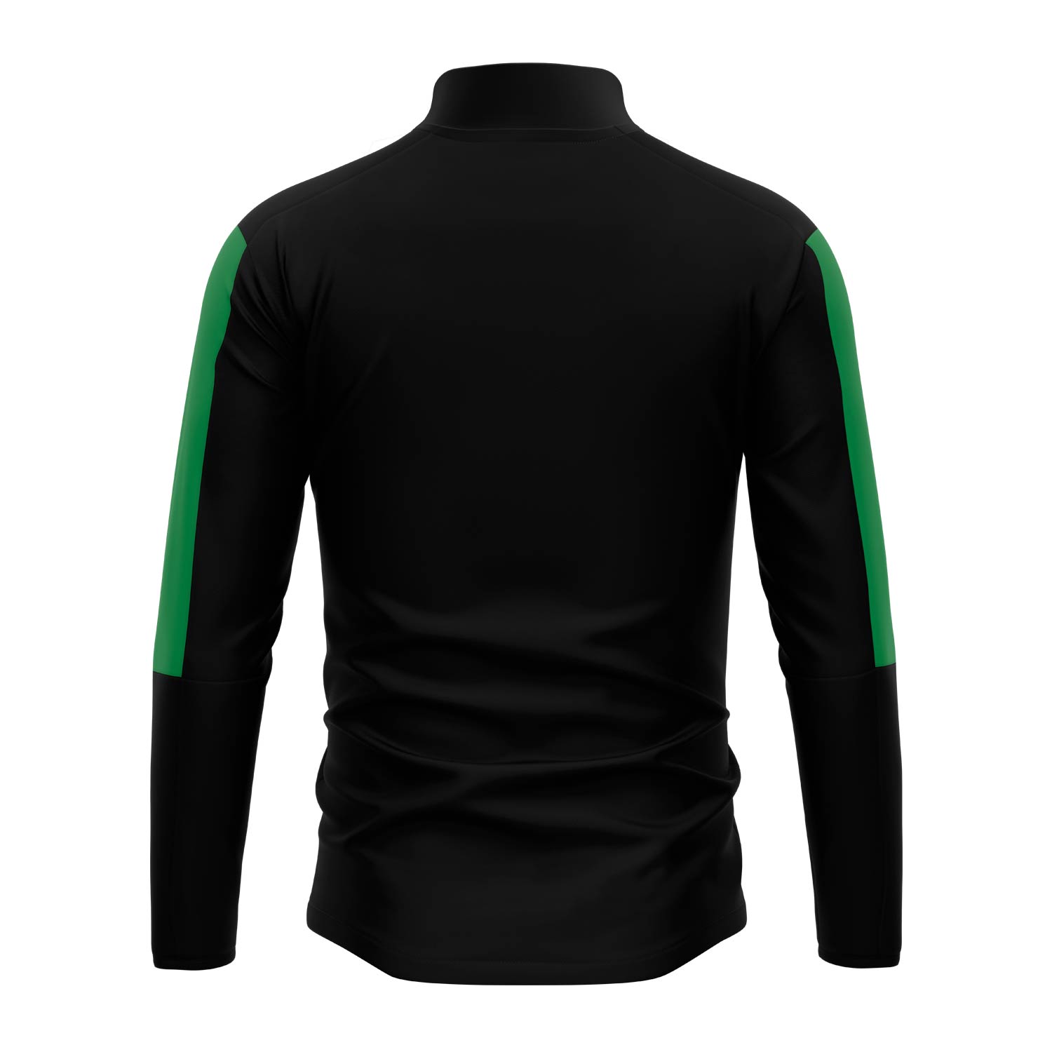 FC 1/4 Zip Microfleece - Black/Emerald