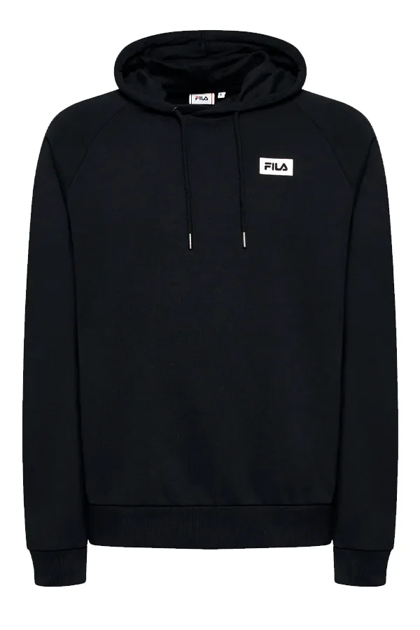 FILA Box Logo Hoodie Black