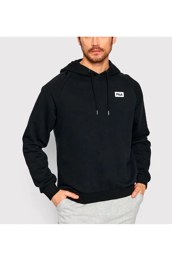 FILA Box Logo Hoodie Black