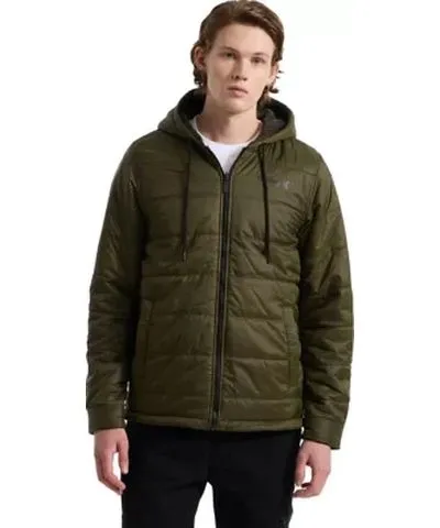 FIVE.BY.FIVE By Master Piece Men's Kersting Reversible Hooded Jacket