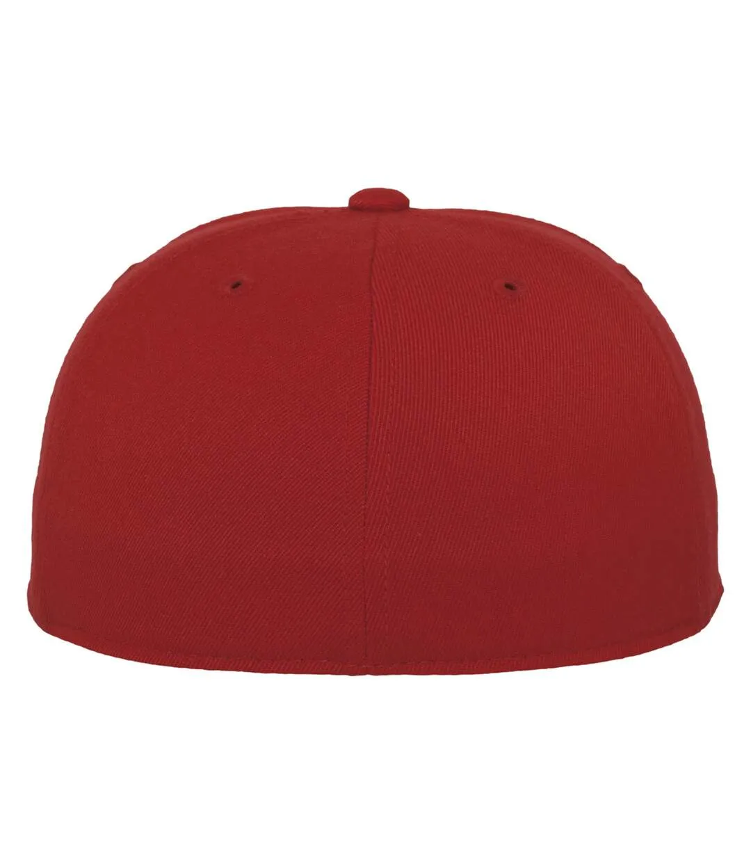 Flexfit unisex premium 210 fitted flat peak cap red Yupoong