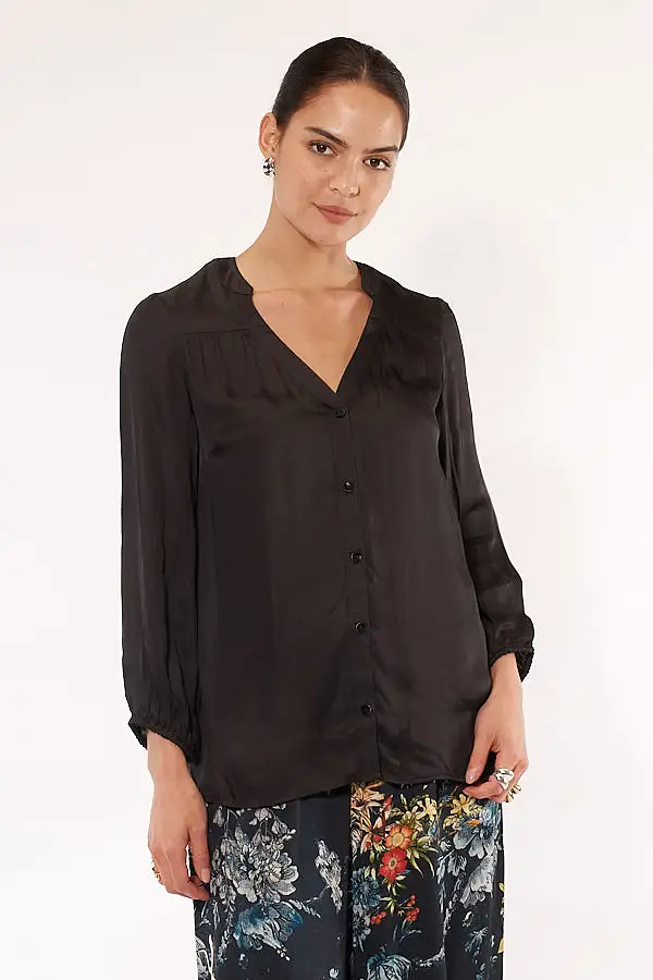 Gabor Shirt - Silky Black