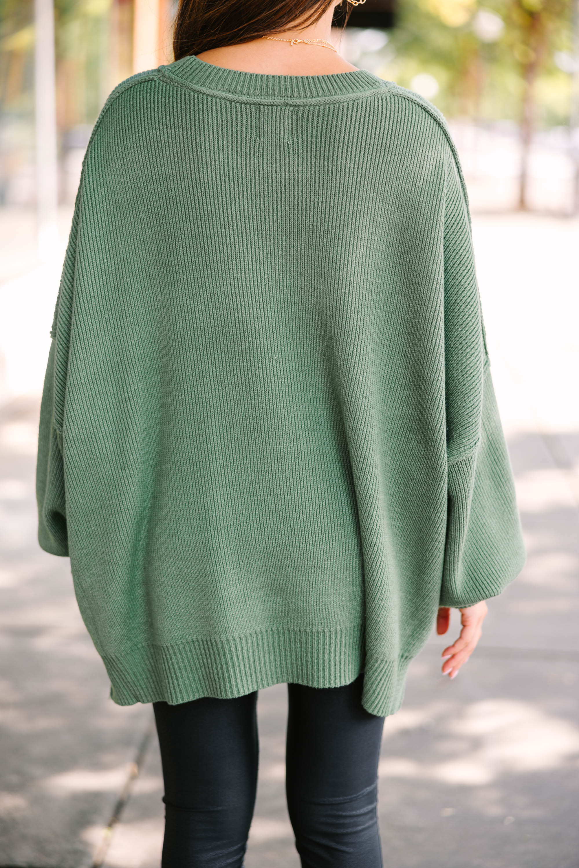 Give You Joy Light Olive Green Dolman Sweater