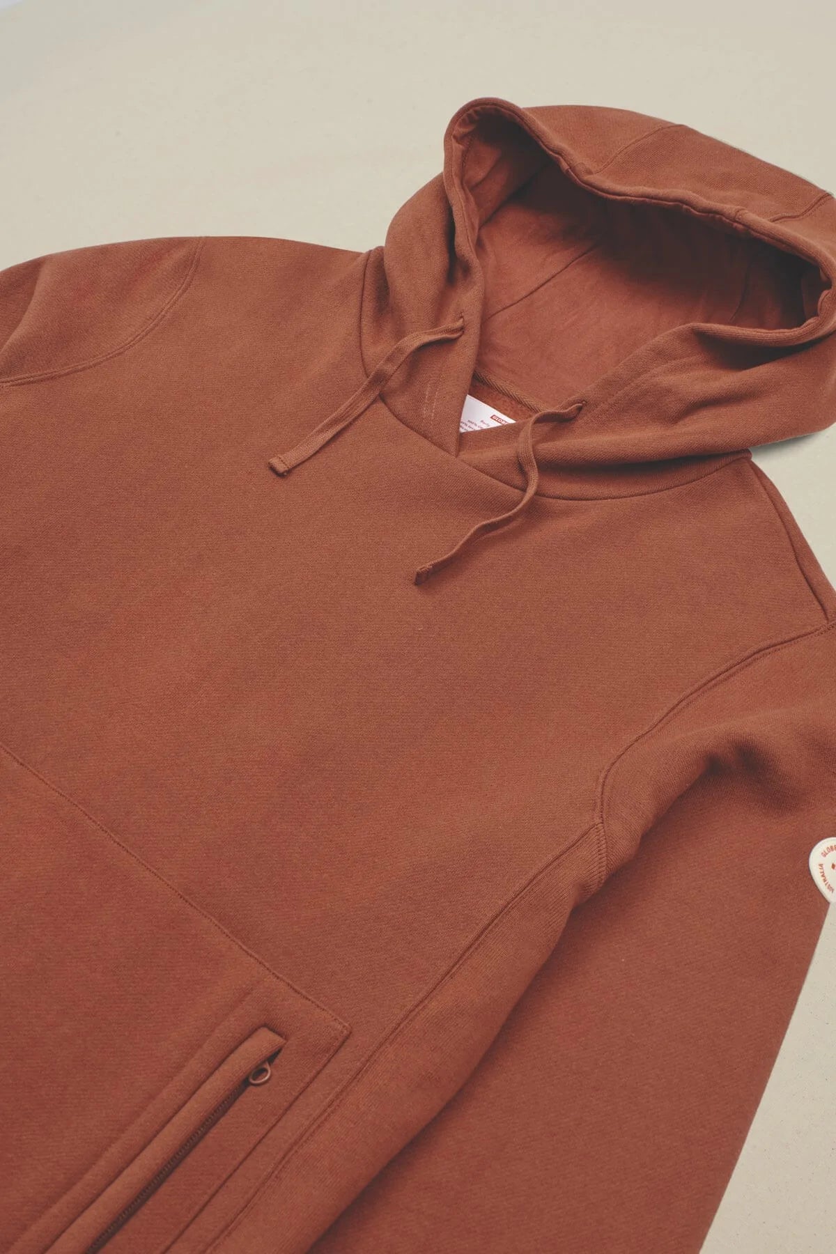 GLOBE HOODIE BURLY DARK WALNUT