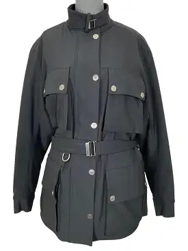 GUCCI Polyester Belted Utility Jacket Size M