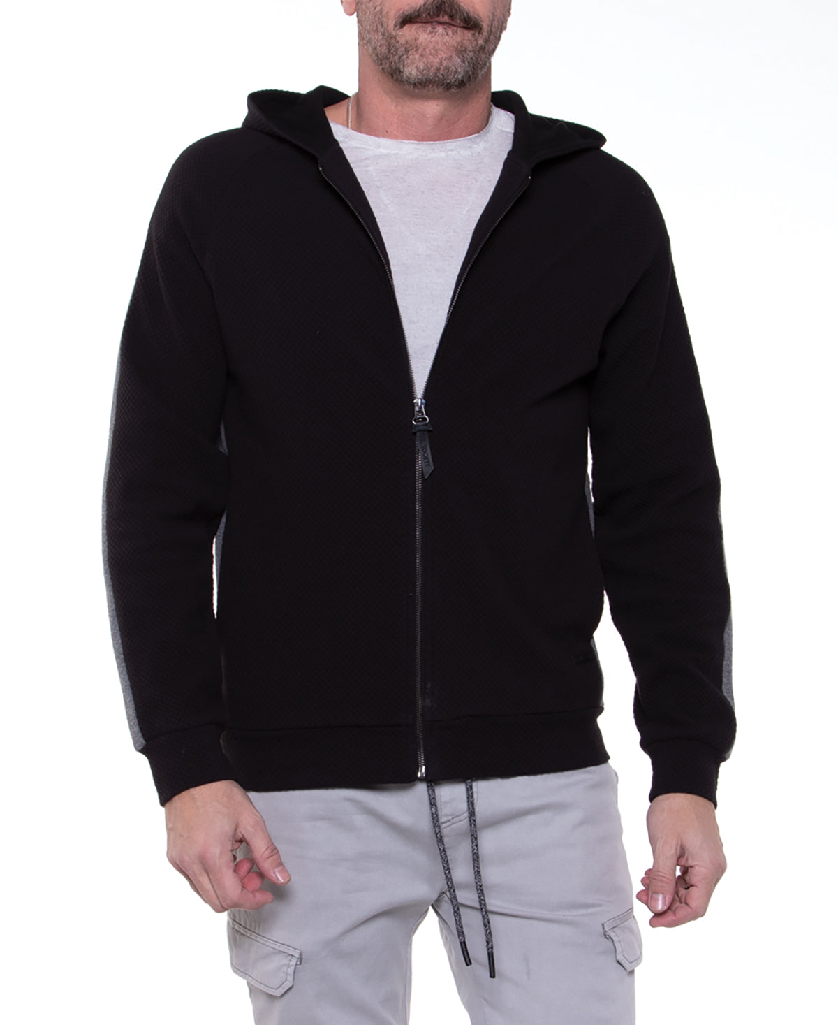 Herschel Waffle Knit Hoodie (Black)