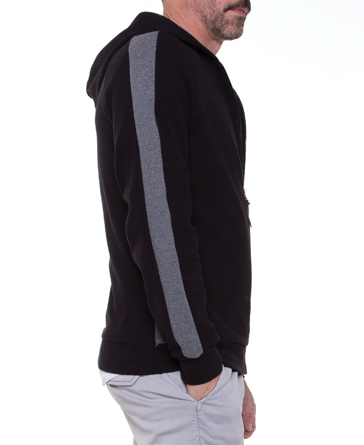 Herschel Waffle Knit Hoodie (Black)