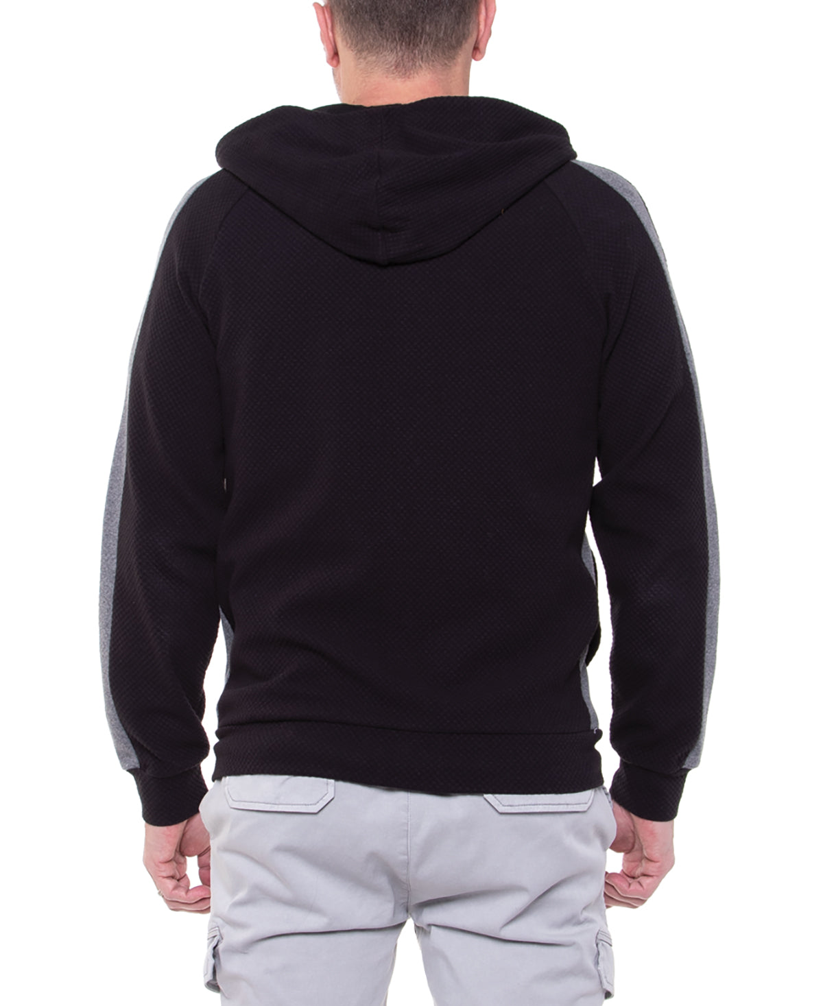 Herschel Waffle Knit Hoodie (Black)