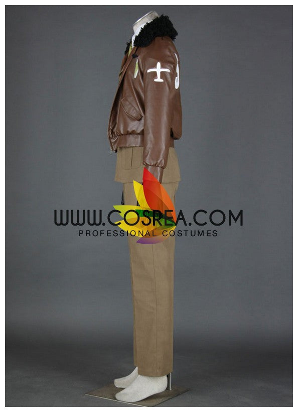 Hetalia USA PU Leather Cosplay Costume