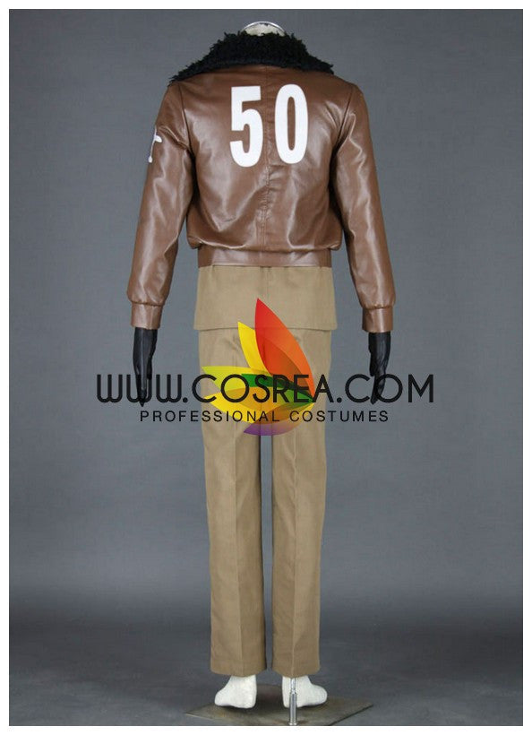 Hetalia USA PU Leather Cosplay Costume