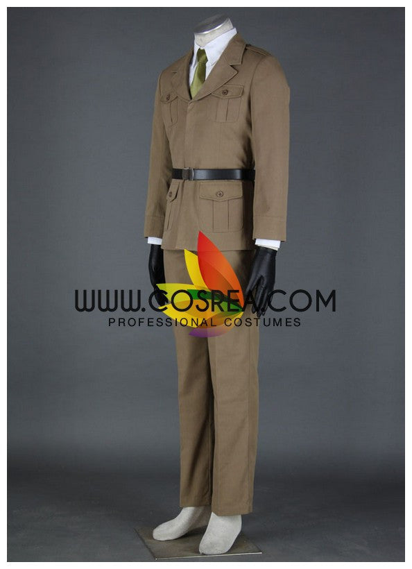 Hetalia USA PU Leather Cosplay Costume