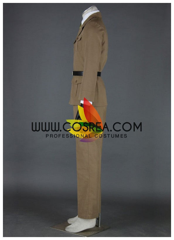 Hetalia USA PU Leather Cosplay Costume