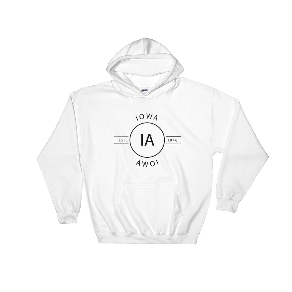 Iowa - Hooded Sweatshirt - Reflections