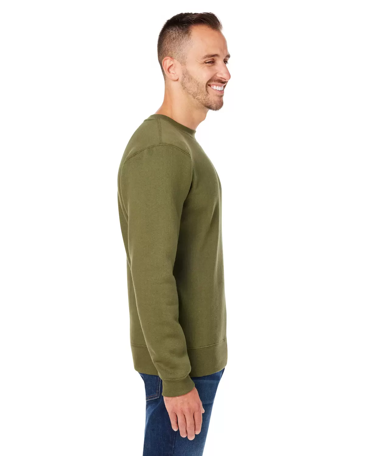 J America 8424 Unisex Premium Fleece Sweatshirt SKU: 8424