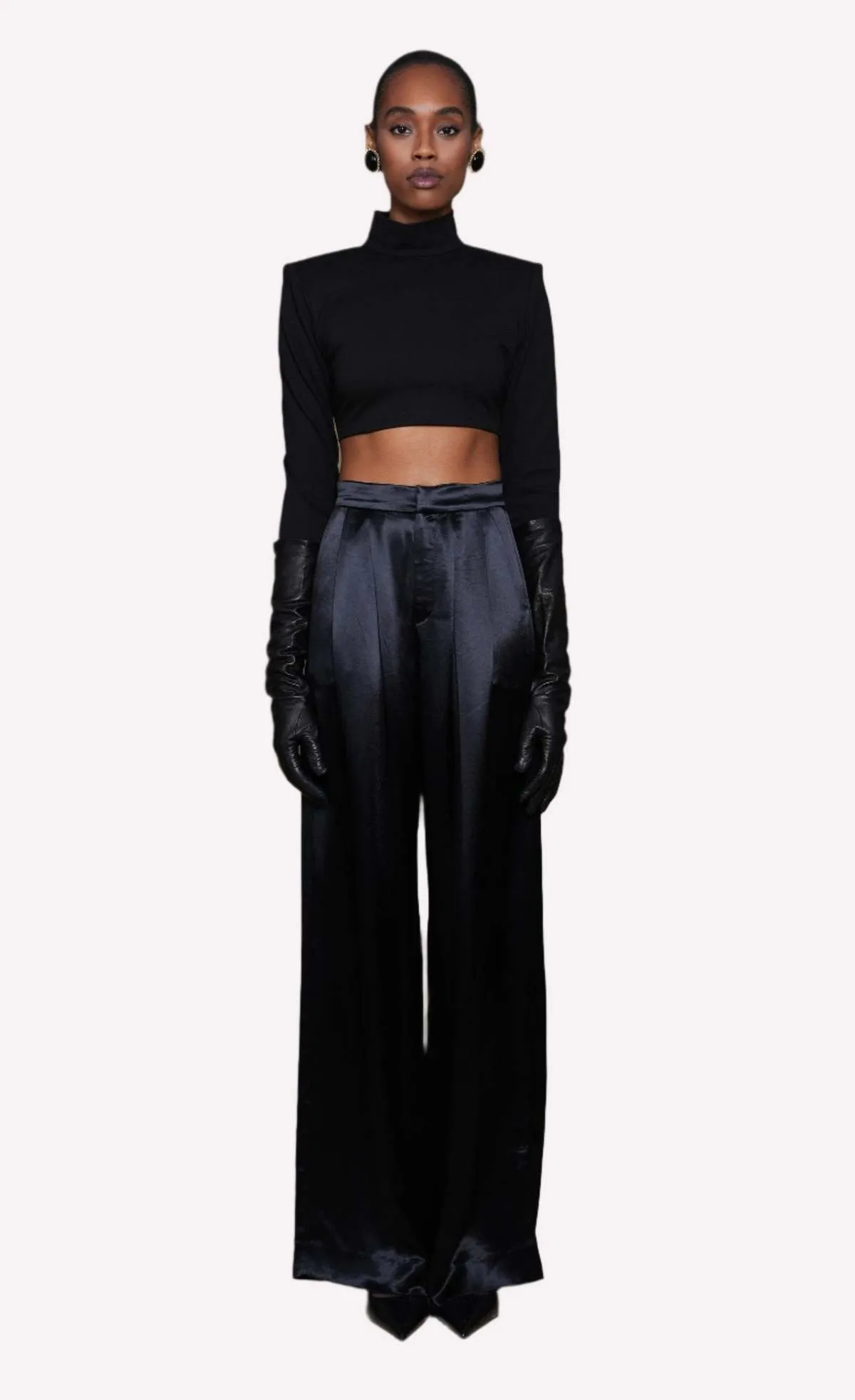 Jagger Crop sweater - black