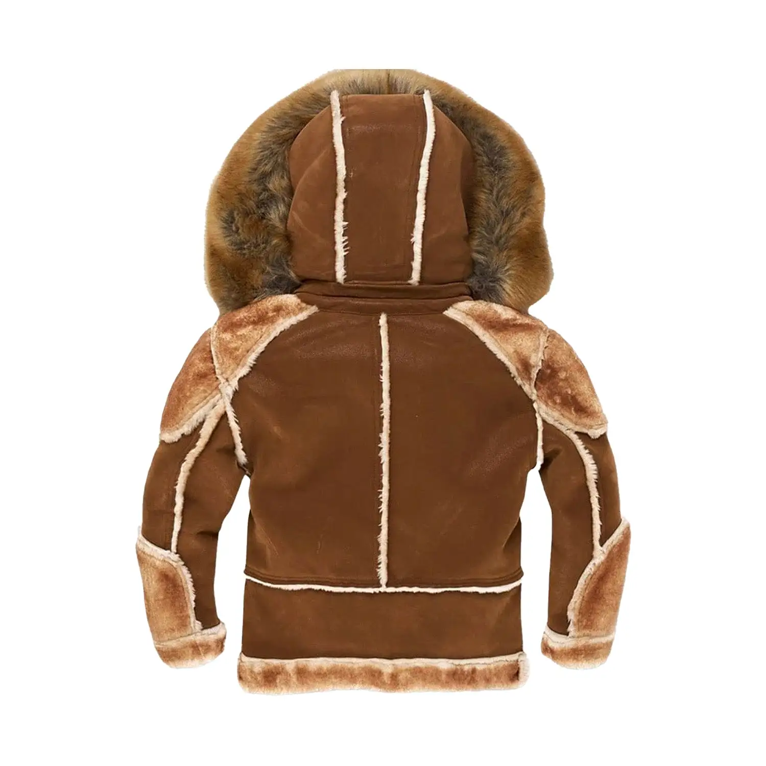 Kid's El Jefe Shearling Moto Jacket