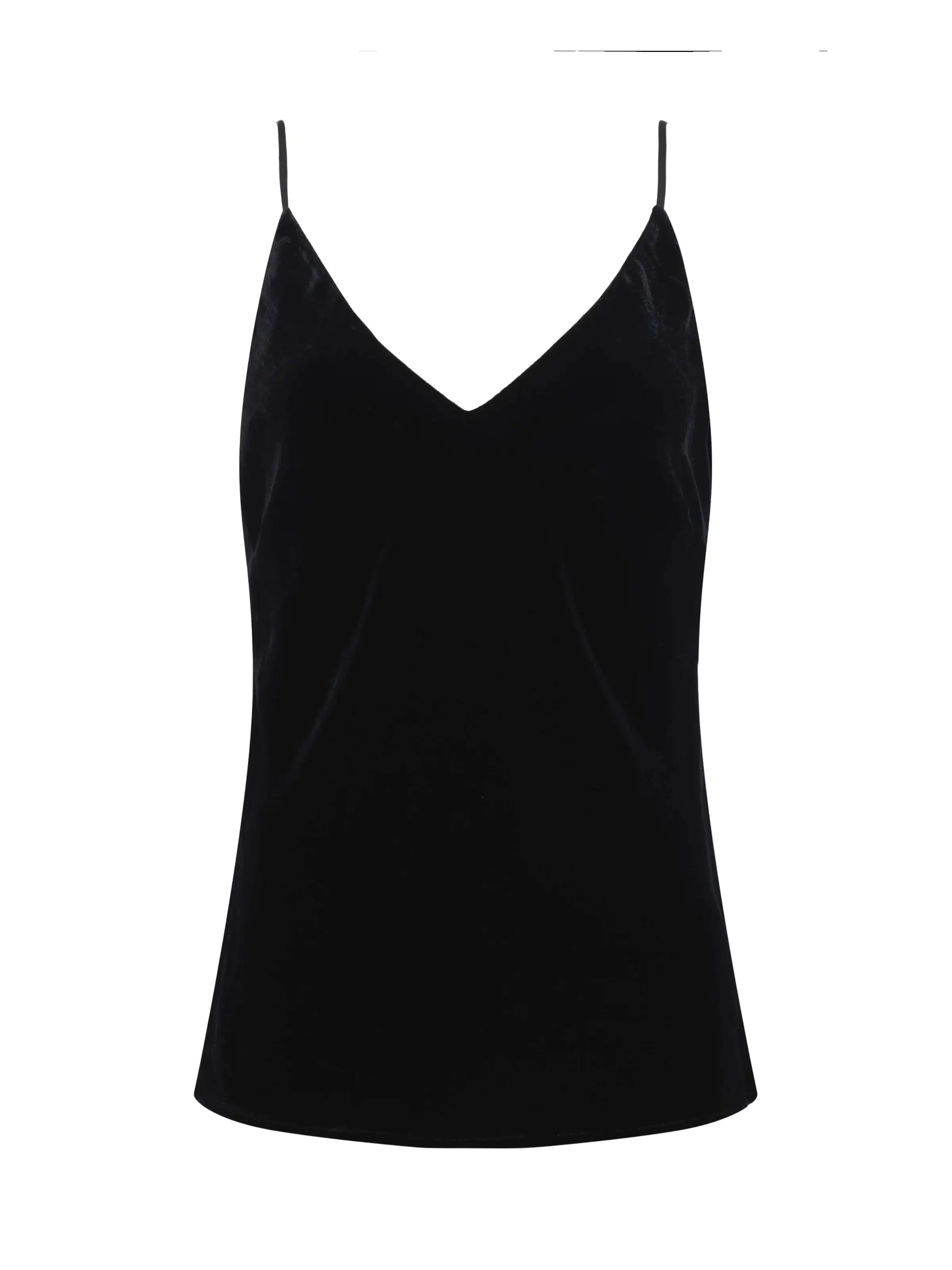 L’agence - Gabriella V Neck Tank - Black