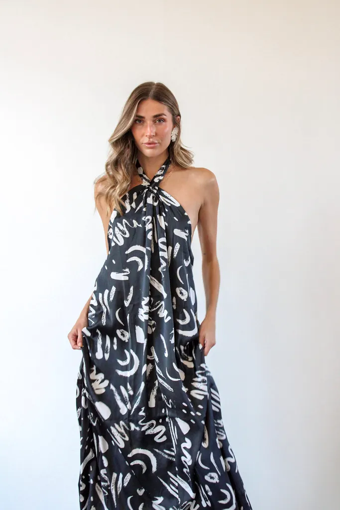 Leigh Halter Maxi Dress