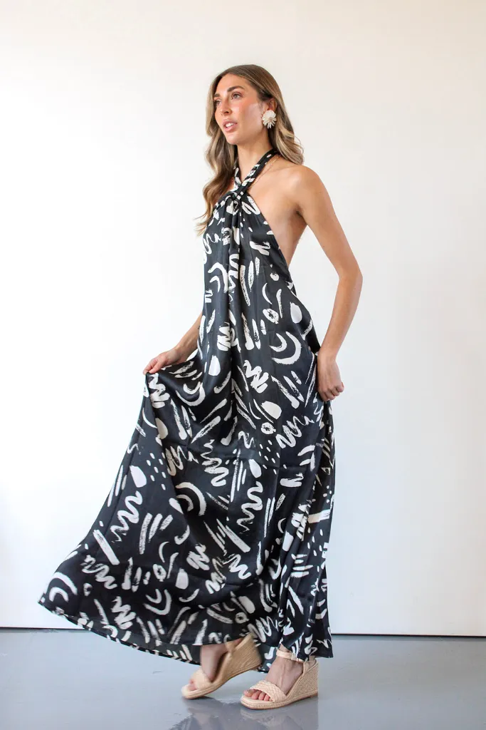 Leigh Halter Maxi Dress