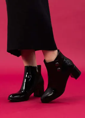 Lunar Tegan Black Ankle Boots