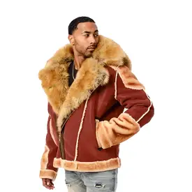 Men's El Jefe Shearling Moto Jacket