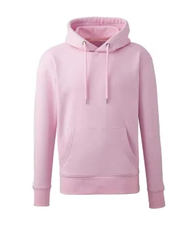 Mens organic hoodie pink Anthem