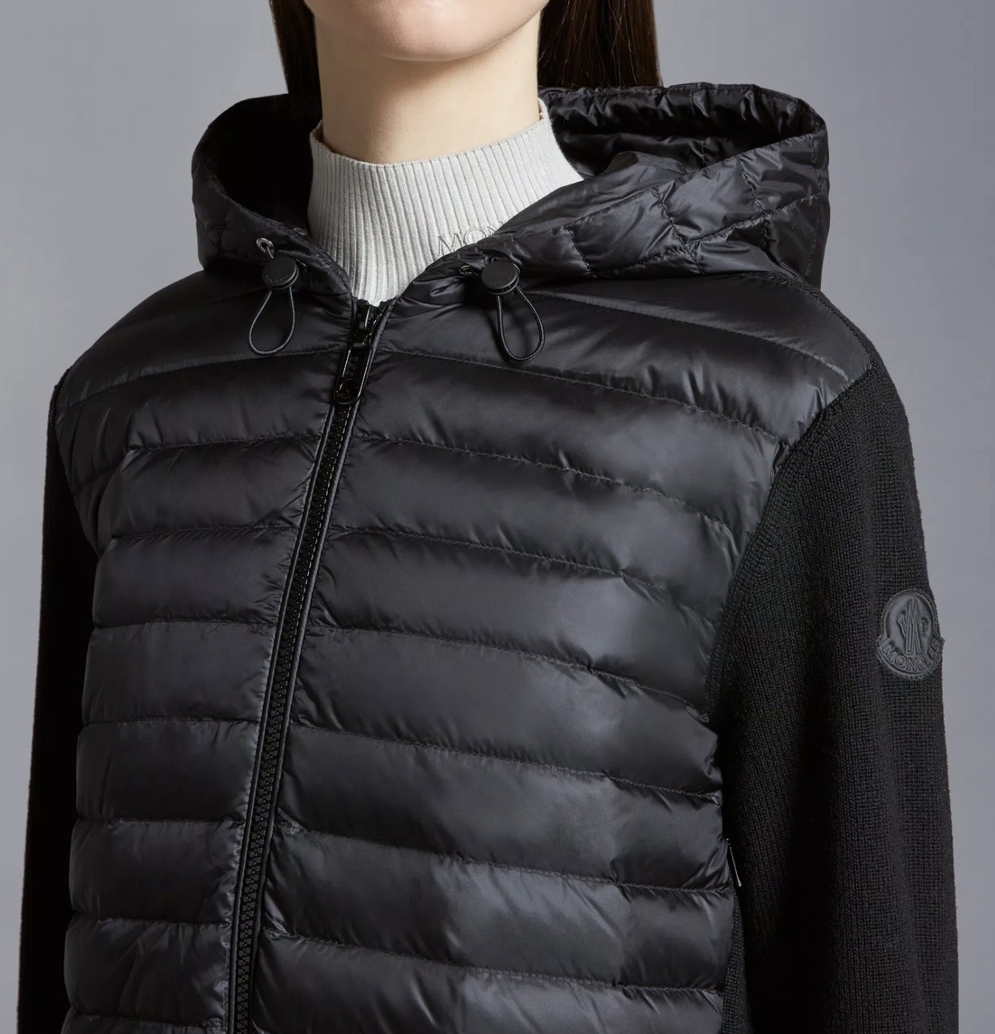 MONCLER  |Padded Wool Zip-Up Hoodie