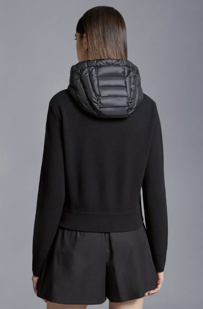 MONCLER  |Padded Wool Zip-Up Hoodie