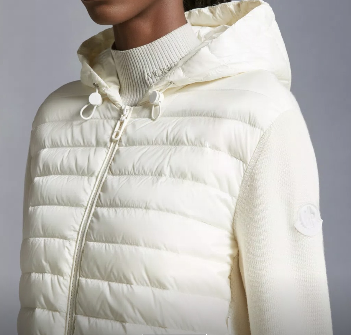 MONCLER  |Padded Wool Zip-Up Hoodie