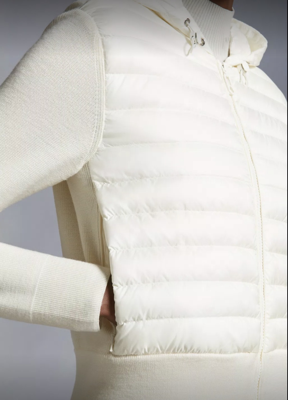 MONCLER  |Padded Wool Zip-Up Hoodie